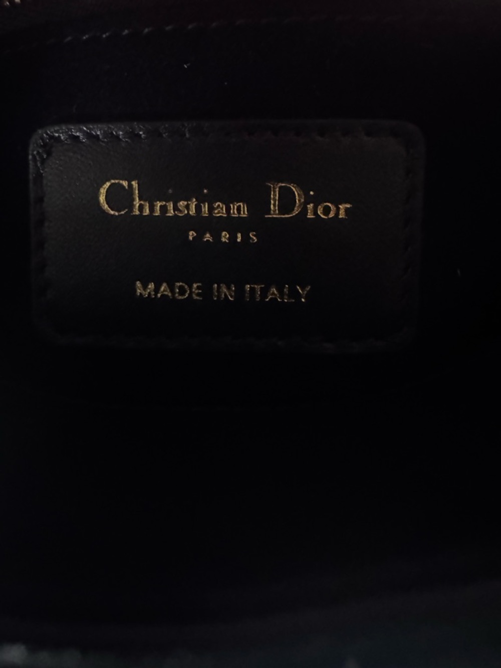Dior Lady Dior Black Quilted Leather Mini Top-Handle Bag with Gold Hardware - Picture 9 of 11